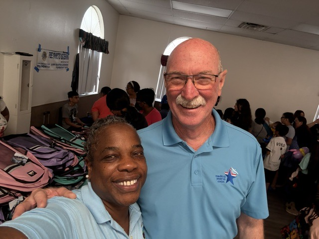 Jackie at community event