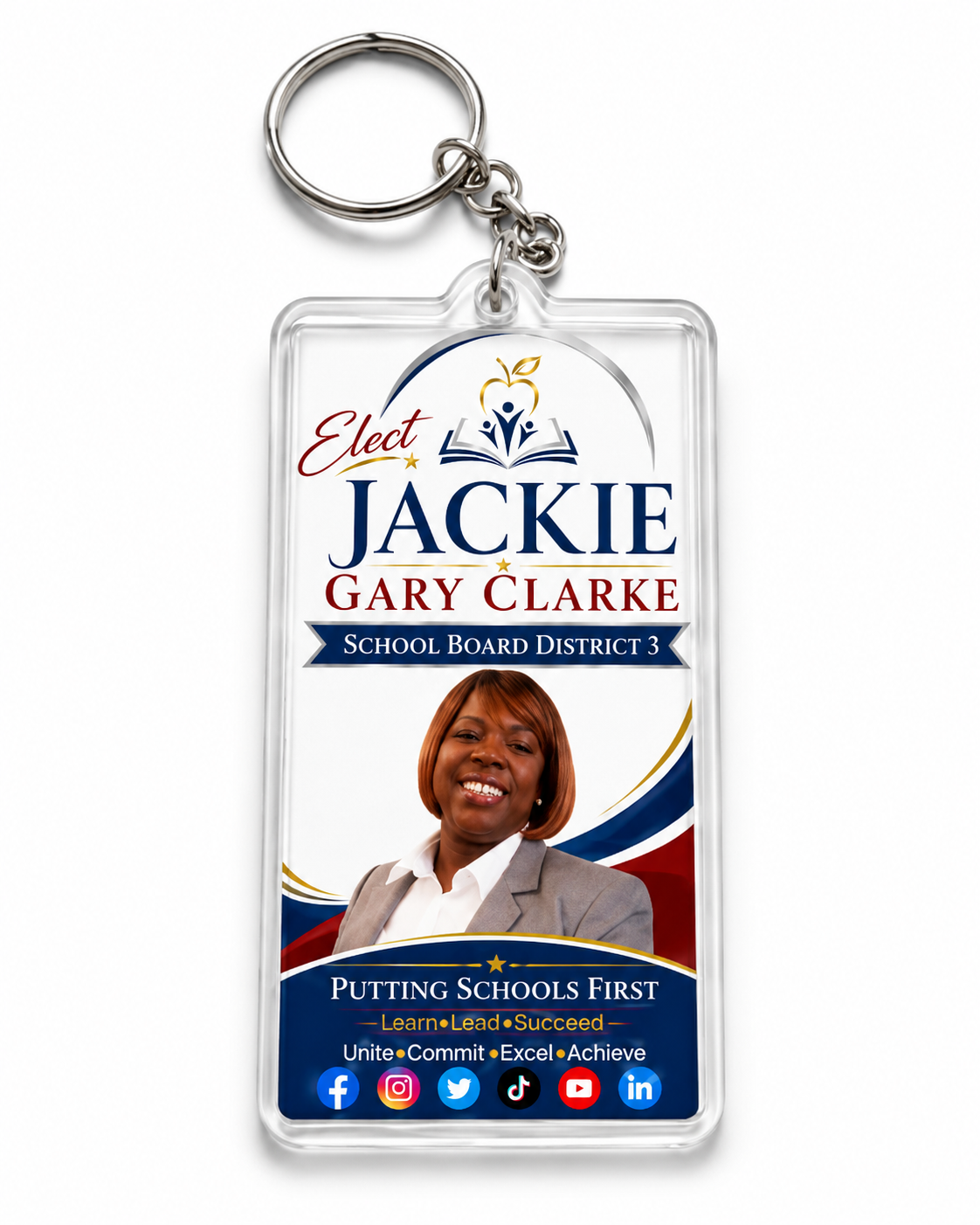 Jackie Gary Clarke keychain