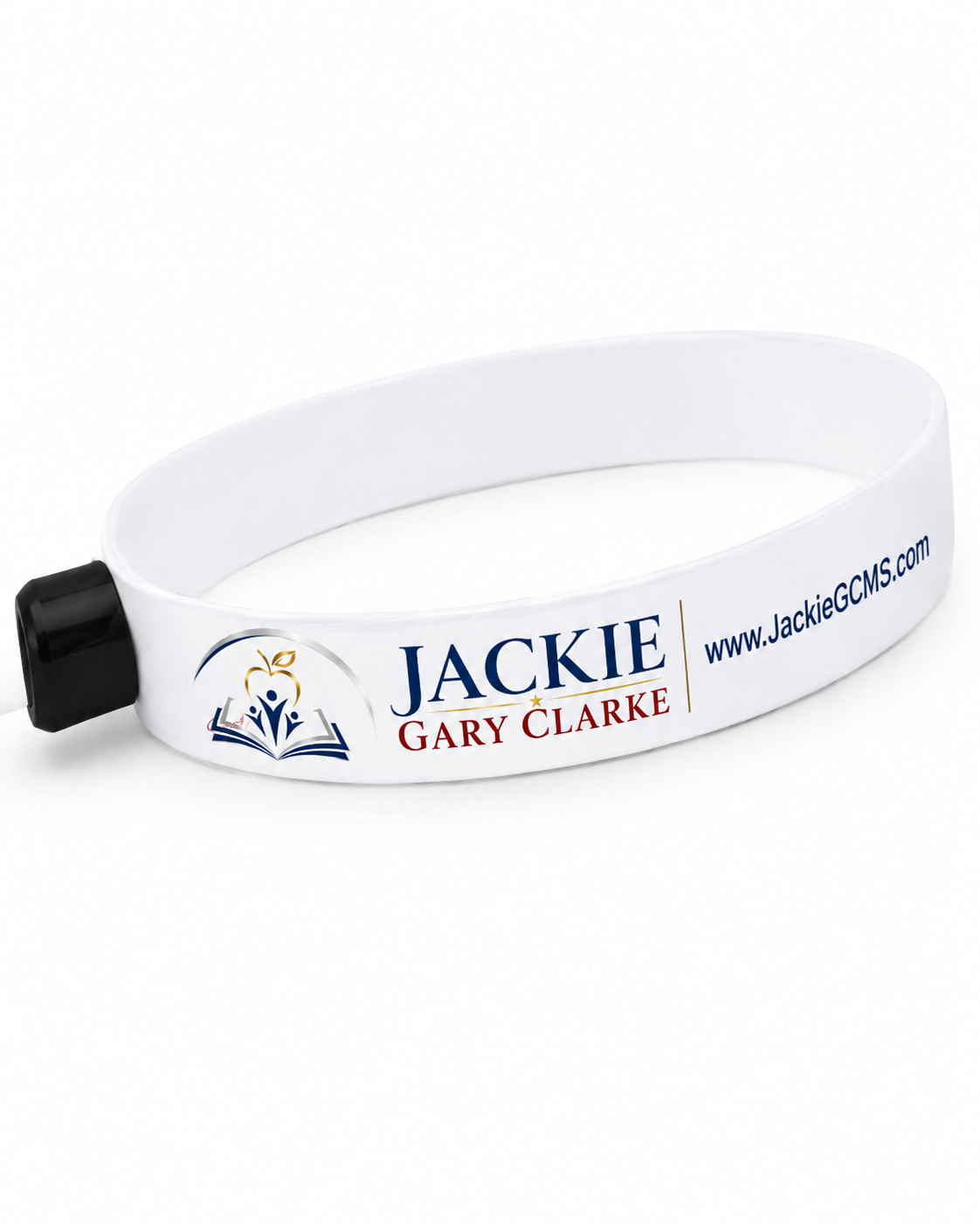 Jackie Gary Clarke wrist band